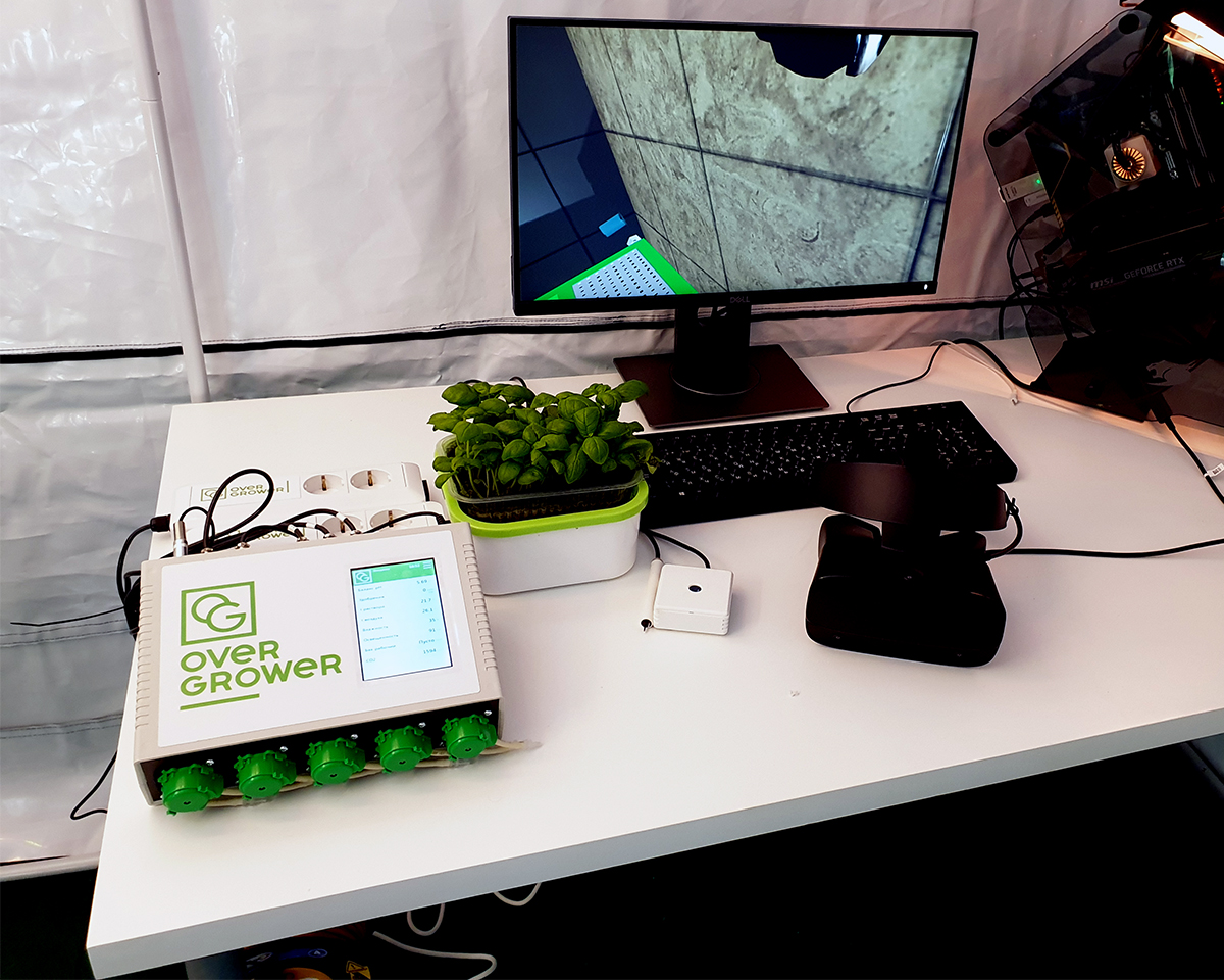 Прибор автоматизации выращивания OverGrower на выставке СитиФермер 2020