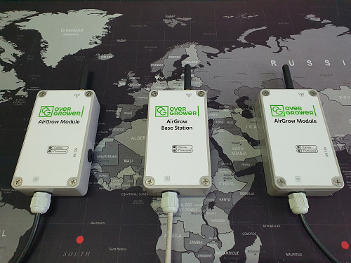 AirGrow Base Station and AirGrow Radio Modules